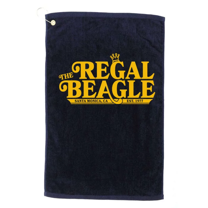 The Regal Beagle Santa Monica Ca Est 1977 Logo Platinum Collection Golf Towel