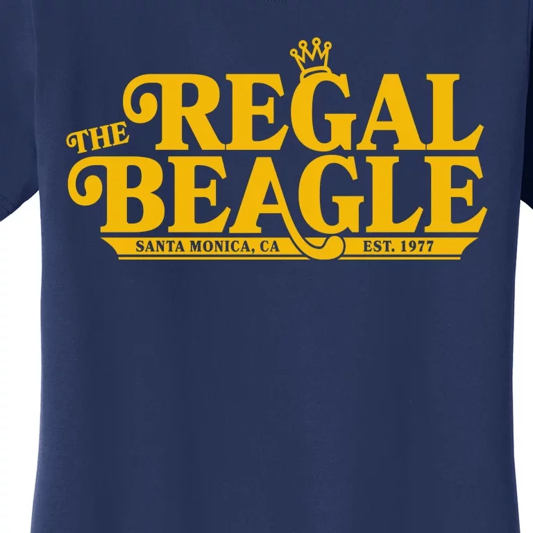 The Regal Beagle Santa Monica Ca Est 1977 Logo Women's T-Shirt