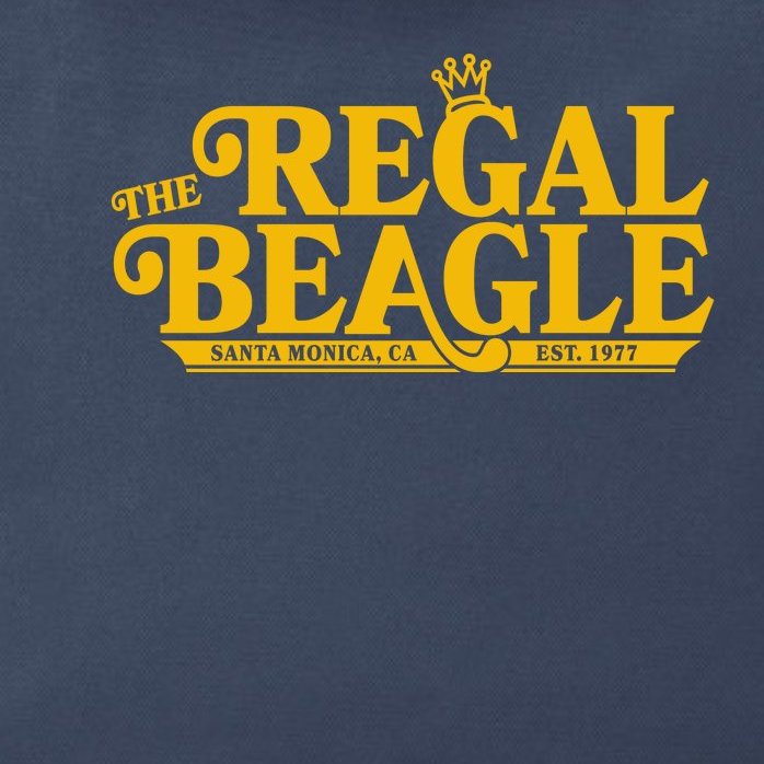 The Regal Beagle Santa Monica Ca Est 1977 Logo Zip Tote Bag