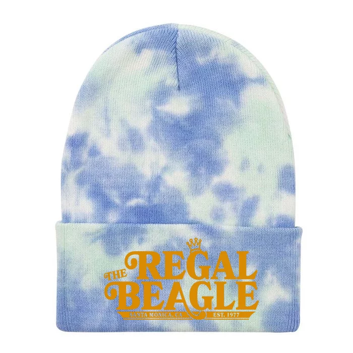 The Regal Beagle Santa Monica Ca Est 1977 Logo Tie Dye 12in Knit Beanie