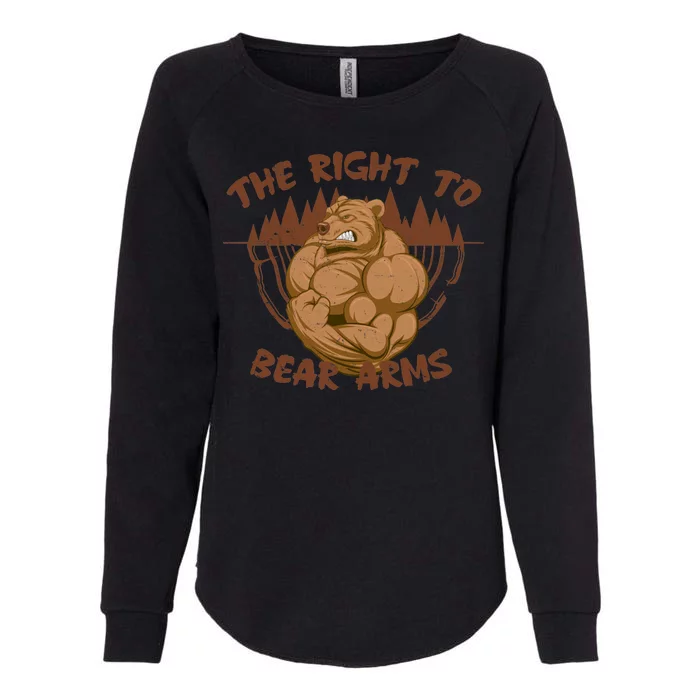 The Right To Bear Arms Womens California Wash Sweatshirt