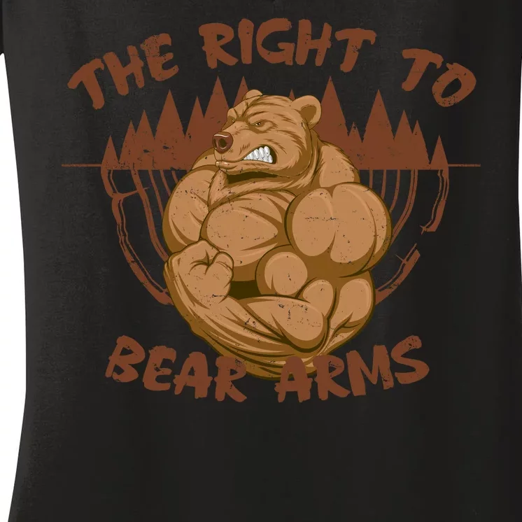 The Right To Bear Arms Women's V-Neck T-Shirt