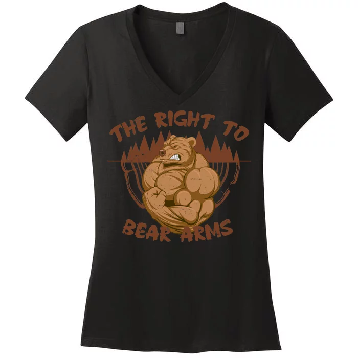 The Right To Bear Arms Women's V-Neck T-Shirt