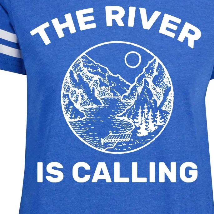 The River Is Calling Enza Ladies Jersey Football T-Shirt