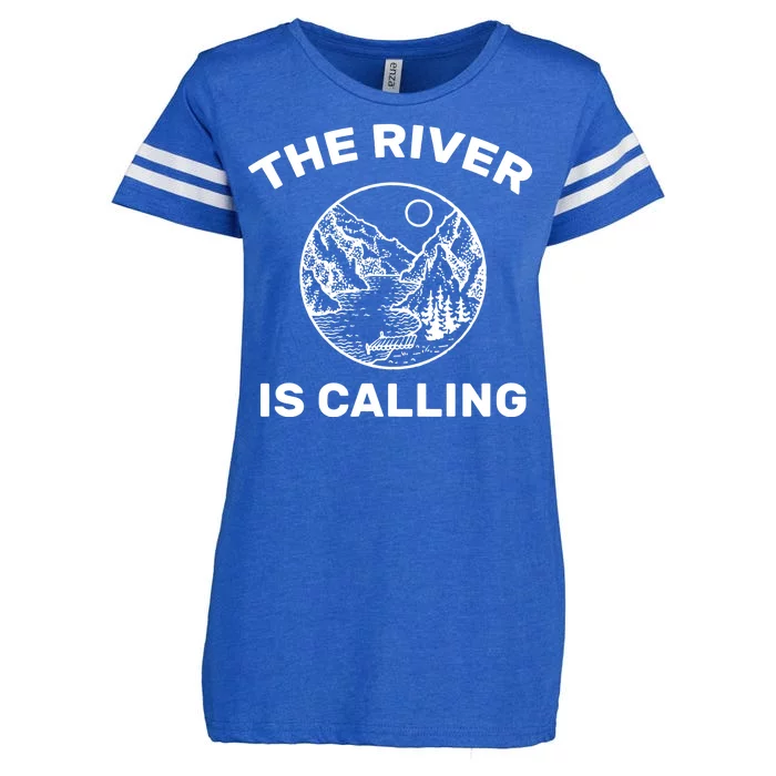 The River Is Calling Enza Ladies Jersey Football T-Shirt