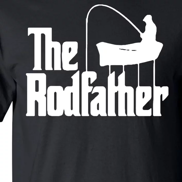 The Rod Father Funny Fishing Dad Tall T-Shirt