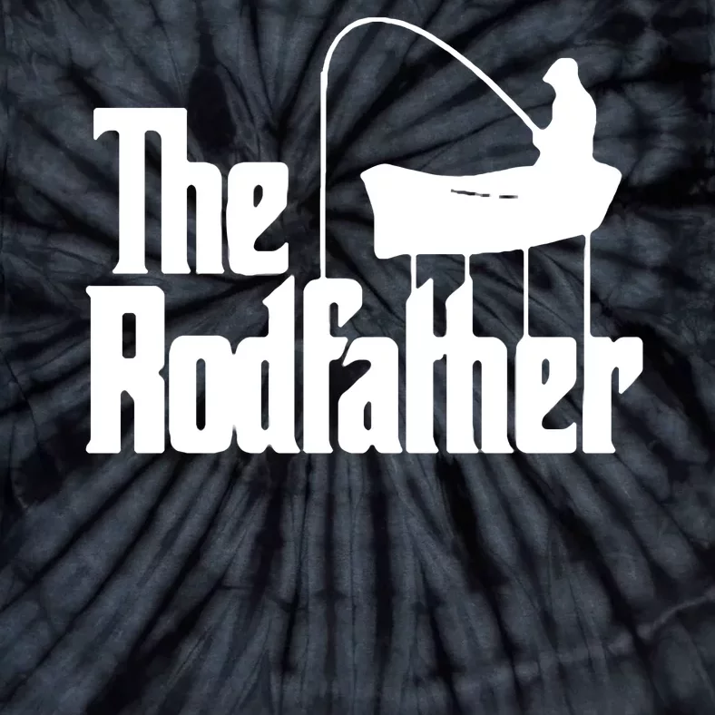 The Rod Father Funny Fishing Dad Tie-Dye T-Shirt