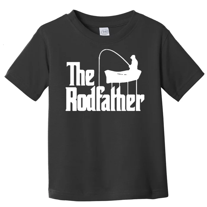 The Rod Father Funny Fishing Dad Toddler T-Shirt