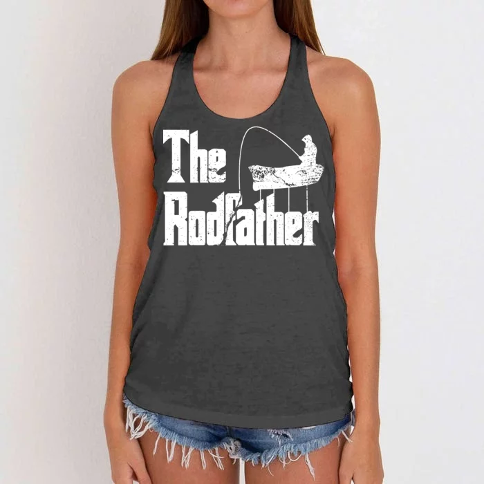 The Rodfather Women's Knotted Racerback Tank