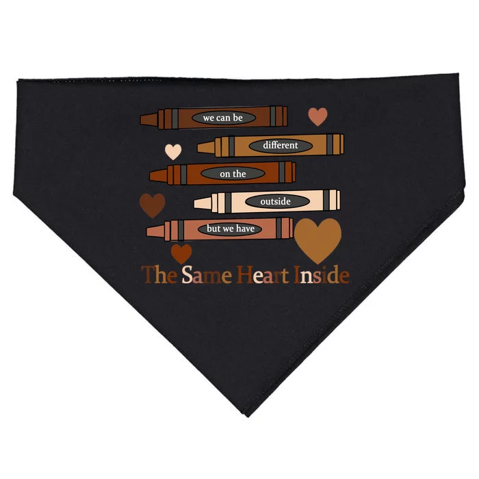 The Same Heart Inside USA-Made Doggie Bandana