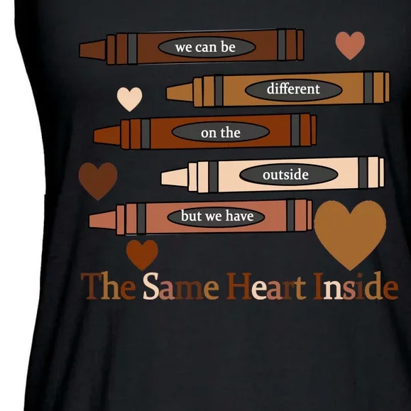 The Same Heart Inside Ladies Essential Flowy Tank