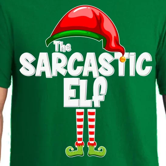 The Sarcastic Elf Matching Christmas Pajama Set