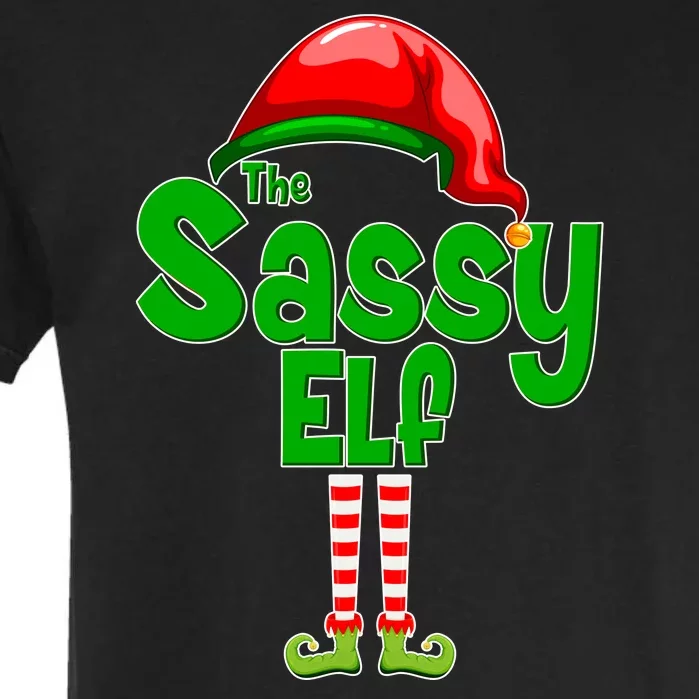 The Sassy Elf Christmas Garment-Dyed Heavyweight T-Shirt