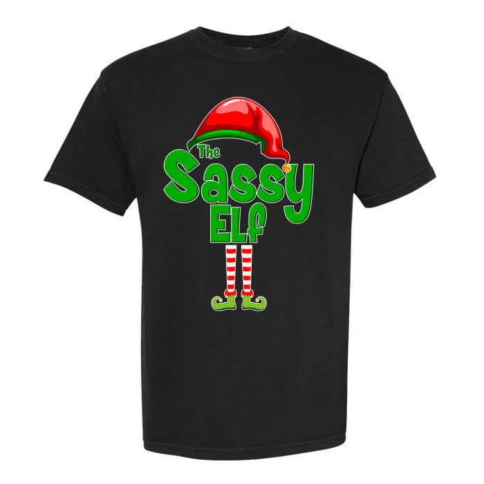 The Sassy Elf Christmas Garment-Dyed Heavyweight T-Shirt