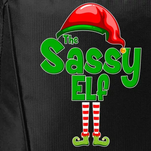 The Sassy Elf Christmas City Backpack