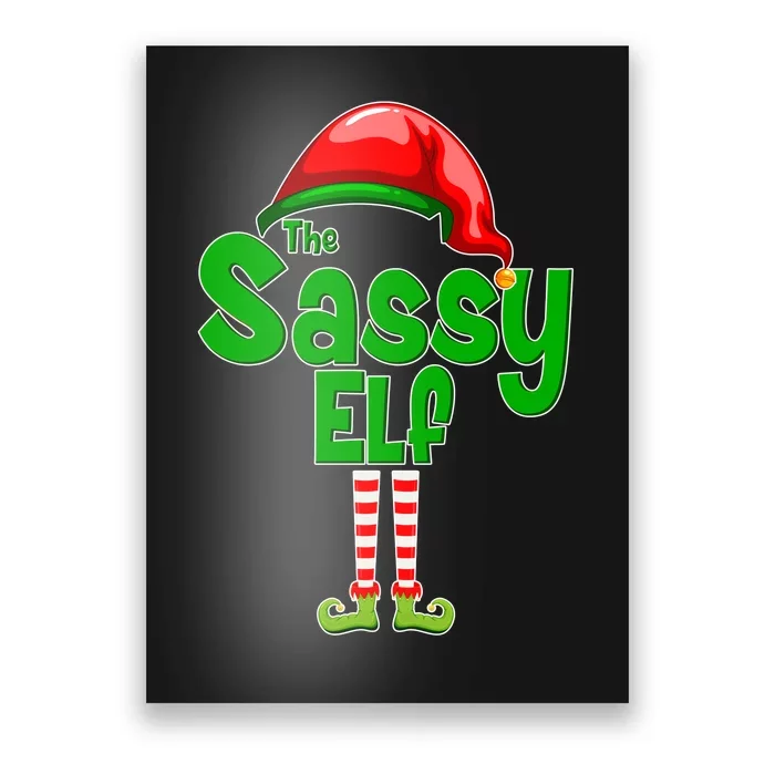 The Sassy Elf Christmas Poster