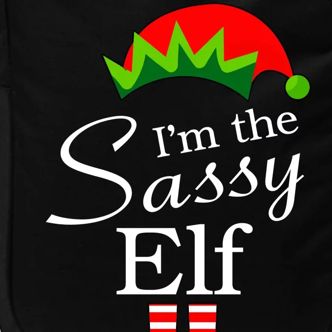 The Sassy Elf Funny Christmas Family Matching Impact Tech Backpack