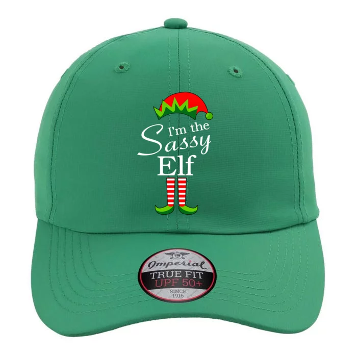 The Sassy Elf Funny Christmas Family Matching The Original Performance Cap