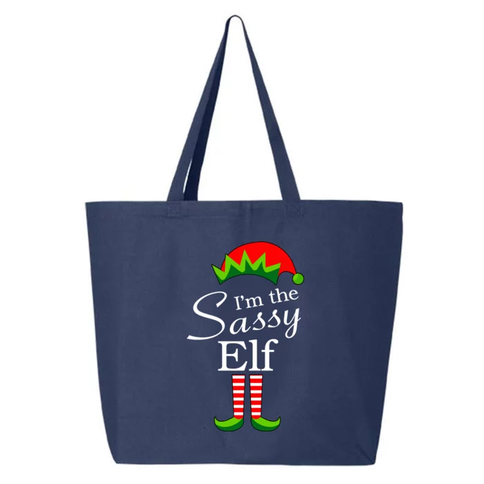 The Sassy Elf Funny Christmas Family Matching 25L Jumbo Tote