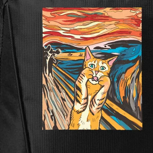 The Scream Parody Cat City Backpack