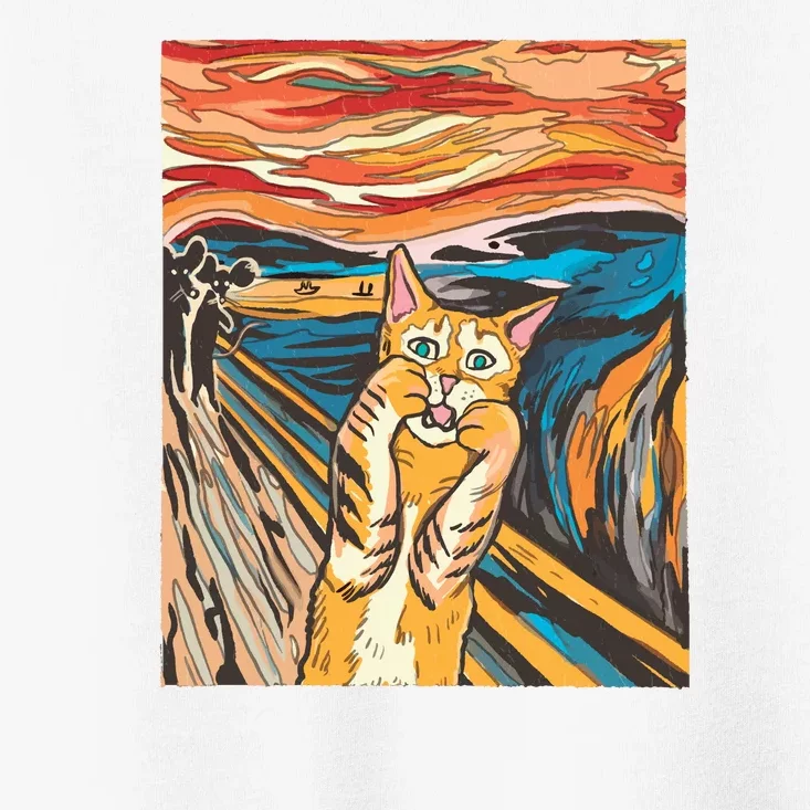 The Scream Parody Cat Toddler T-Shirt