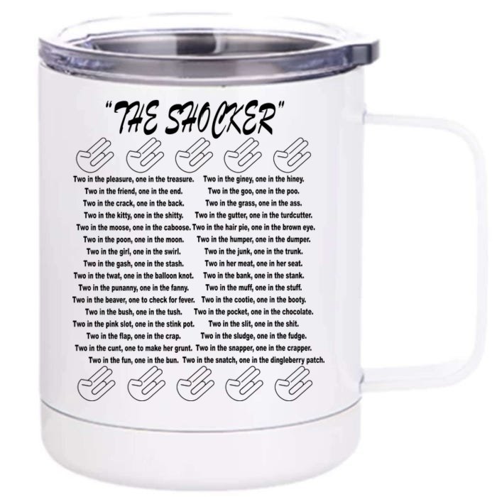 The Shocker Front & Back 12oz Stainless Steel Tumbler Cup