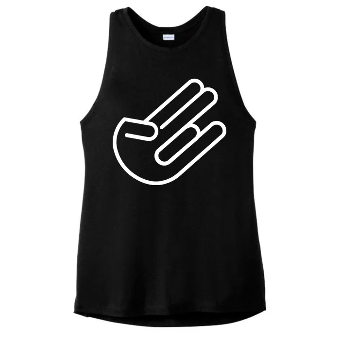 The Shocker Logo Ladies Tri-Blend Wicking Tank