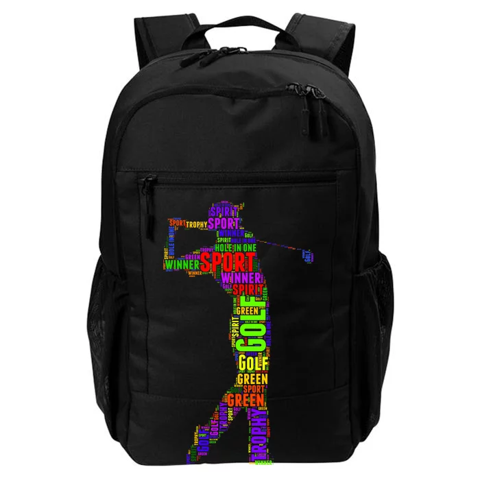 The Spirit of Golf Word Mash-up Daily Commute Backpack