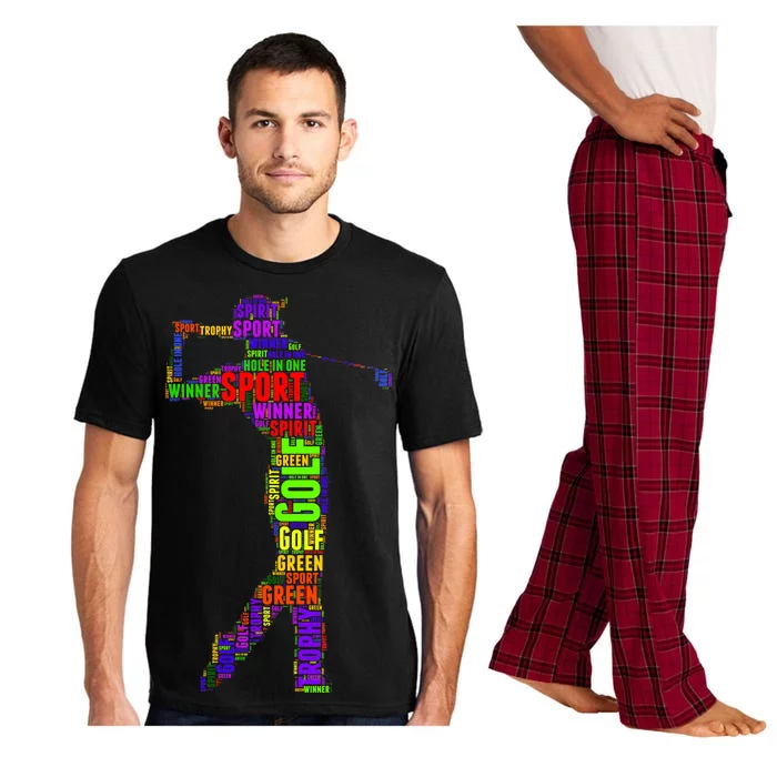 The Spirit of Golf Word Mash-up Pajama Set