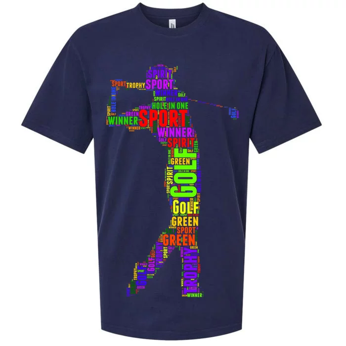 The Spirit of Golf Word Mash-up Sueded Cloud Jersey T-Shirt