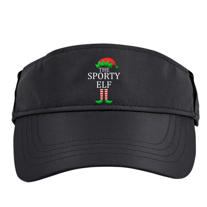 The Sporty Elf Family Matching Christmas Adult Drive Performance Visor