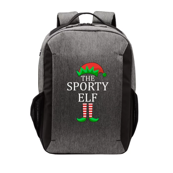 The Sporty Elf Family Matching Christmas Vector Backpack