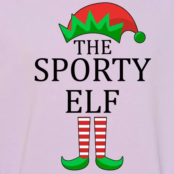 The Sporty Elf Family Matching Christmas Garment-Dyed Sweatshirt