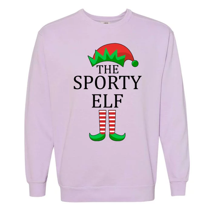 The Sporty Elf Family Matching Christmas Garment-Dyed Sweatshirt