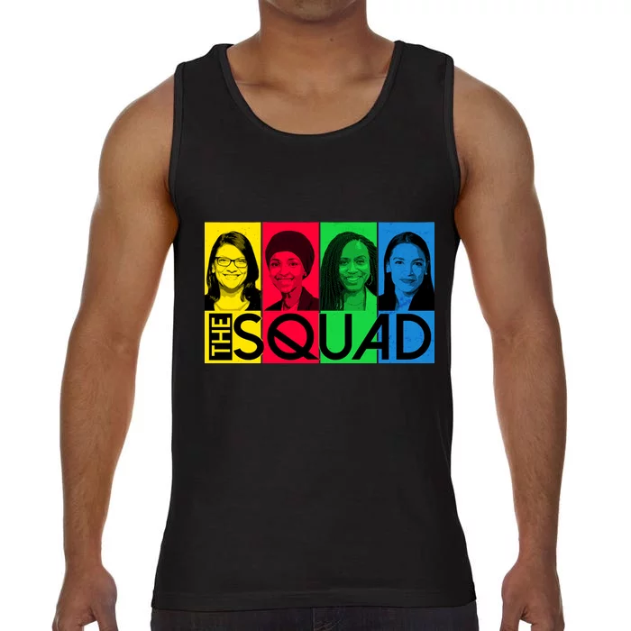 The Squad AOC Ilhan Omar Tlaib Pressley Comfort Colors® Tank Top