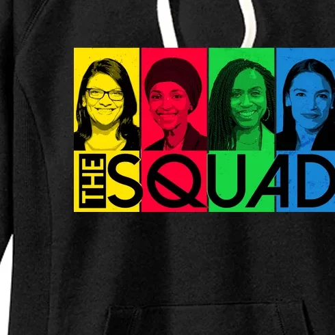 The Squad AOC Ilhan Omar Tlaib Pressley Women's Fleece Hoodie