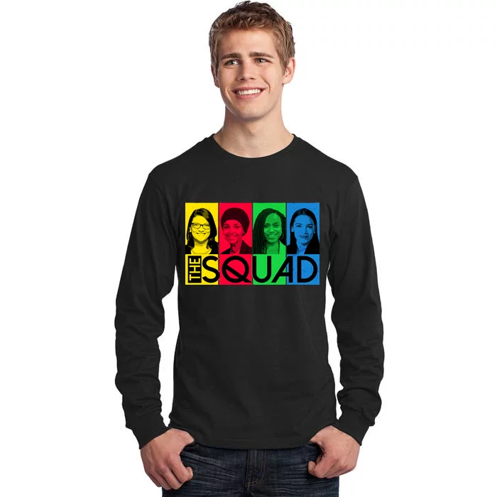 The Squad AOC Ilhan Omar Tlaib Pressley Tall Long Sleeve T-Shirt