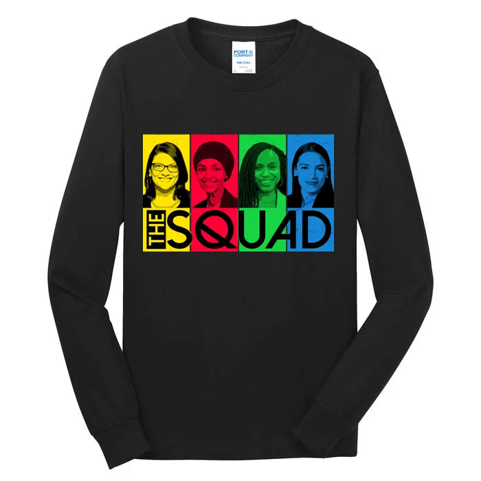 The Squad AOC Ilhan Omar Tlaib Pressley Tall Long Sleeve T-Shirt