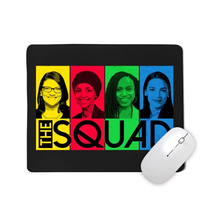 The Squad AOC Ilhan Omar Tlaib Pressley Mousepad