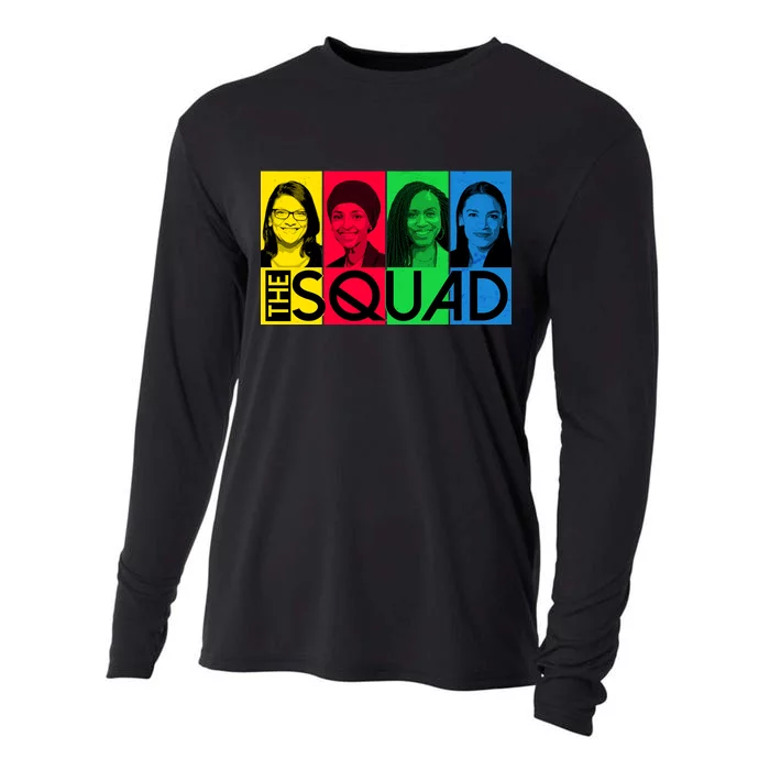 The Squad AOC Ilhan Omar Tlaib Pressley Cooling Performance Long Sleeve Crew