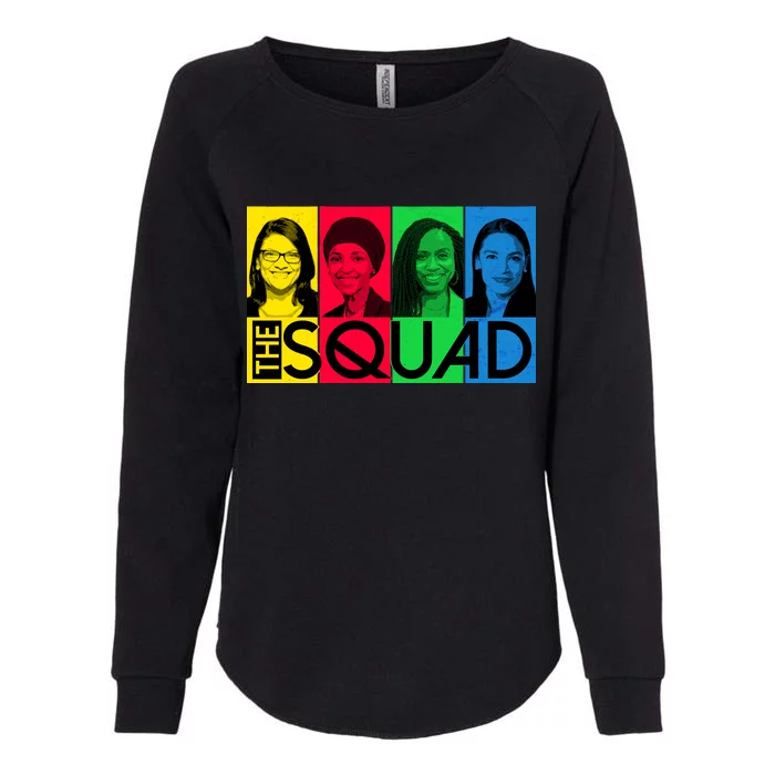 The Squad AOC Ilhan Omar Tlaib Pressley Womens California Wash Sweatshirt