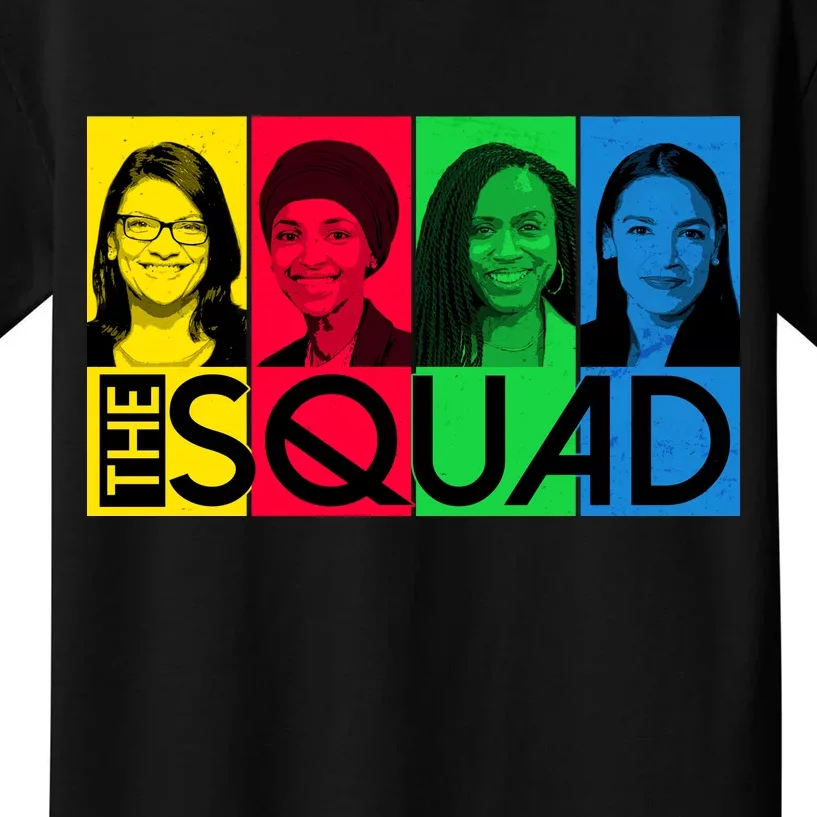 The Squad AOC Ilhan Omar Tlaib Pressley Kids T-Shirt