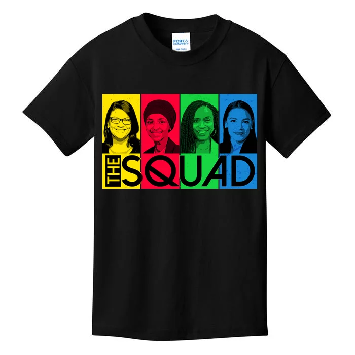 The Squad AOC Ilhan Omar Tlaib Pressley Kids T-Shirt