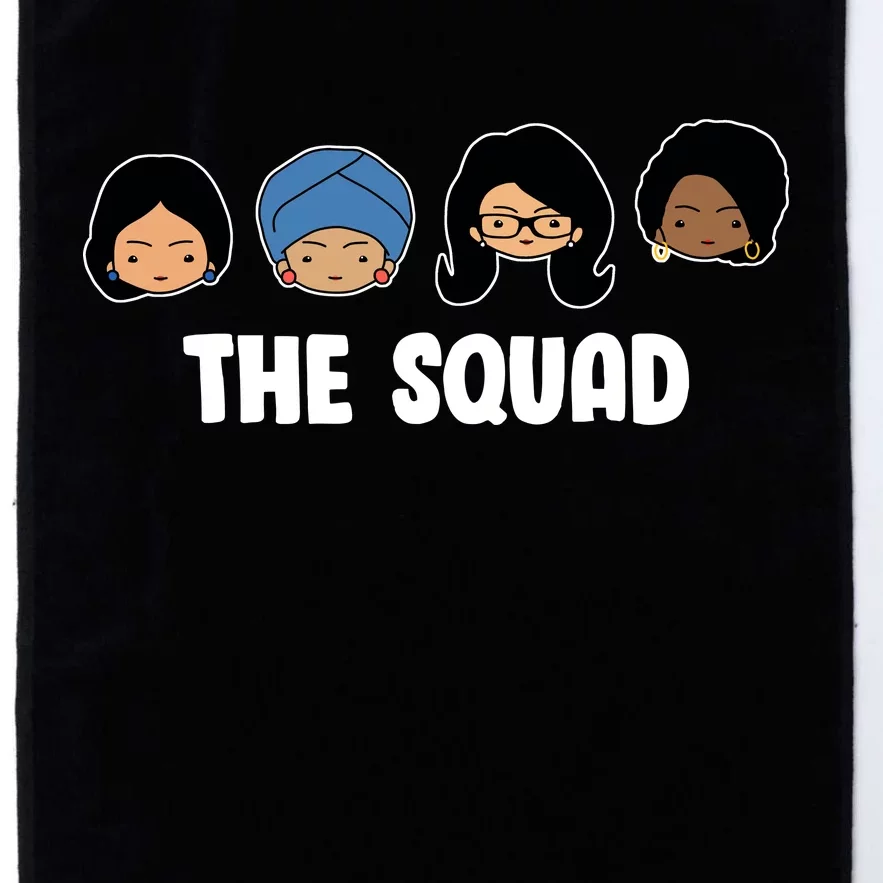 The Squad AOC Rashida Ayanna Llhan Platinum Collection Golf Towel