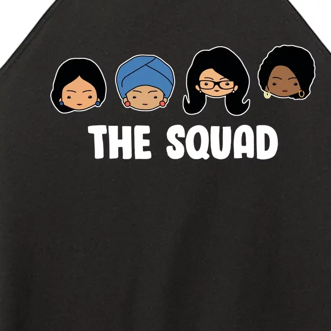 The Squad AOC Rashida Ayanna Llhan Women’s Perfect Tri Rocker Tank