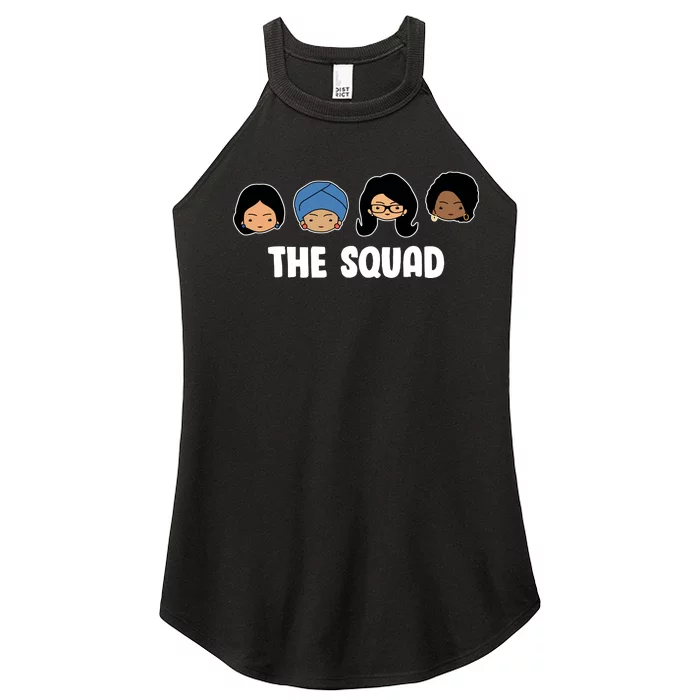 The Squad AOC Rashida Ayanna Llhan Women’s Perfect Tri Rocker Tank