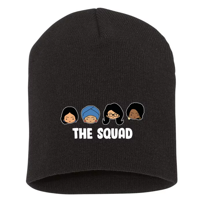 The Squad AOC Rashida Ayanna Llhan Short Acrylic Beanie