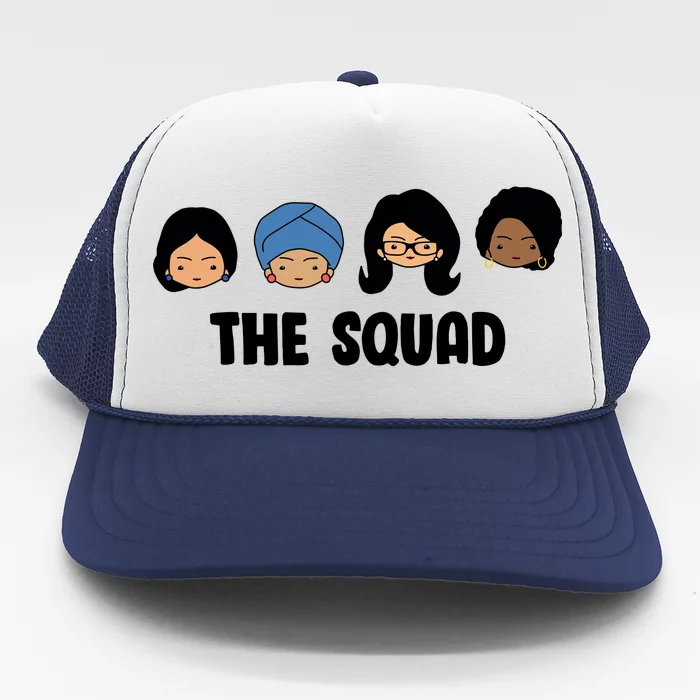 The Squad AOC Rashida Ayanna Llhan Trucker Hat