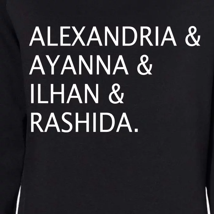 The Squad Names Womens California Wash Sweatshirt