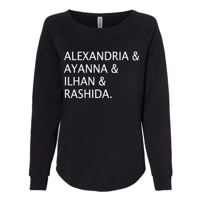 The Squad Names Womens California Wash Sweatshirt